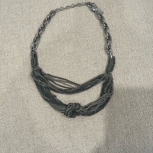✨BCBGeneration Silver Knotted Necklace